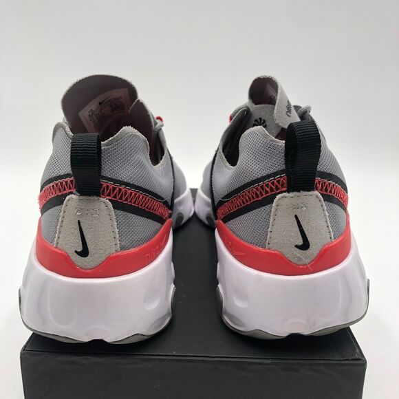 Nike Renew Element 55 Kid‎ 6Y Particle Gray Track Red Shoes CK4081-002 - Picture 7 of 10